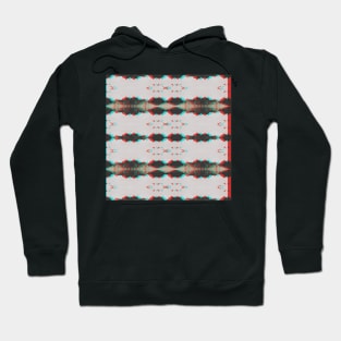 Red abstract design pattern Hoodie